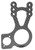 KING RACING PRODUCTS King Racing Products 1481 Carbon Steering Mount Left Side Shut Off 
