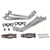 BBK PERFORMANCE Bbk Performance 40410 1-5/8 Full-Length Headers w/Hi-Flow Cats 