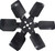  Allstar Performance ALL30102 Steel Fan 15in 6 Blade 