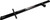  Allstar Performance ALL55170 L/W Front Axle Black 50in x 2-1/2in 