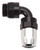 Russell #8 90 Deg Swivel Hose End To #10 Port Black