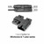  XKGlow XK-4P-SPLIT 1-to-3 4 Pin Splitter for XKCHROME & 7 Color Series 