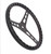 Joes Racing Products JOES Racing Products 13516-B 16" DISHED STEERING WHEEL, BLACK 