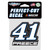  Ryan Preece #41 DECAL PERFECT CUT COLOR 4" X 4" 