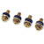  Longacre Racing 50265 Low Profile Brass Valve Stems Includes Hight Temp Grommets 