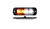  Race Sport Rs70014w-A 4-Led Ultra Slim Flush Mount 19-Flash Pattern Strobe Marker (White/Amber) 