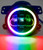  Race Sport Rs162rgb Colorsmart 4In White Led Fog Light W/ Bluetooth Rgb Halo - Jeep Jk, Cj, Tj 