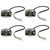  Race Sport Rs-Rte3-307B(W) 4-Led Hi-Power Strobe Light Kit W/ Controller &Amp; Hardware (White) 