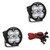  Baja Designs Squadron-R Sport Black Led Auxiliary Work/Scene Light Pod Pair - Clear Lens 