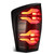  Alpharex 16-23 Toyota Tacoma Luxx-Series Led Tail Lights - Black/Red 