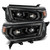  Alpharex 10-13 Toyota 4Runner Pro-Series Halogen Projector Headlights - Alpha Black 