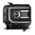  Alpharex 14-18 Gmc Sierra Pro-Series Halogen Projector Headlights - Black 