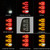  Alpharex 19-24 Ram 1500 Luxx-Series Led Tail Lights - Black 