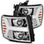  Alpharex 07-13 Chevrolet Silverado Pro-Series Halogen Projector Headlights - Chrome 