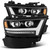  Alpharex 19-24 Ram 1500 Pro-Series Halogen Projector Headlights - Black 