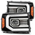  Alpharex 07-13 Gmc Sierra Pro-Series Halogen Projector Headlights - Black 