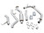  Awe Exhaust 0Fg Catback Exhaust For Ford Bronco With Bashguard™ - Dual 4.5" Chrome Silver Tips 