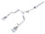  Awe Exhaust 0Fg Catback Split Rear Exit Exhaust For 4Th Gen Silverado/Sierra 1500 5.3L (With Bumper Cutouts) - Quad Chrome Silver Tips 