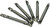  Allstar Performance 3/16 Double Ended Drill Bit 6Pk 