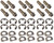 STAGE 8 FASTENERS Stage 8 Fasteners Header Bolt Kit - 6Pt. 3/8-16 X 1In (12) 8911A 