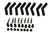 PERTRONIX IGNITION Pertronix Ignition Ceramic Spark Plug Boot Kit 45-Deg 8Pk Black 