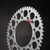  Renthal 189U-420 Ultralight Grooved Rear Chainwheel - 54T (Silver) 