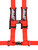  Prp Seats 4.3 (4 Point - 3" Belt) Harness - Red 
