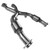  Kooks 99-04 Ford Mustang Gt 1-5/8" Header With Green Catted X-Pipe Kit (With Egr) 