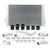  Mishimoto 17-19 Gm L5p Duramax Silver Intercooler Kit With Polished Pipes 