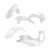  Acerbis 14-16 Ktm Exc/Exc-F/Xcf-W/Xc-W Plastic Kit - White 
