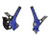  Acerbis 22+ Yamaha Yz85 Frame Guards- X-Grip - Black/Blue 