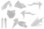  Acerbis 16-18 Ktm 125-450 Sx/ Sx-F/ Xc-F /Xc Full Plastic Kit - White 
