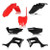  Acerbis 19-24 Honda Crf110f Full Plastic Kit - Red/Black 