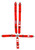 RJS SAFETY Rjs Safety 5 Pt Harness System Q/R Red Ind Wrap 3In Sub 