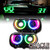 Oracle Lighting 2015-2023 Dodge Challenger Colorshift Rgb+W Headlight Drl Upgrade Kit   Oracle Lighting 2015-2023 Dodge Challenger Colorshift Rgb+W Headlight Drl Upgrade Kit