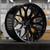  Vossen Wheels Hf2 19X8.5 Gloss Black For C8 Corvette Stingray 