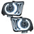 Oracle Lighting 05-09 Ford Mustang Pre Assembled Black Housing Headlights - White Halo