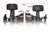 Traxxas Black X-Maxx WideMaxx Suspension Kit (7895)