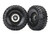 Traxxas 1.9" Blk Chrome Beadlock Method Wheels w/ Tires (2) (8174)
