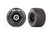 Traxxas Weld Gloss Black Rear Wheels & MT Tires (2) (9475)