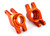 Traxxas Orange Aluminum Stub Axle Carriers (L&R) (8952A)