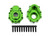 Traxxas Green Aluminum Outer Portal Housings (2) (8251G)