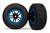 Traxxas SCT Black & Blue Wheels with BFGoodrich Tires (2) (5883A)