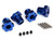 Traxxas 17 mm Blue Aluminum Splined Wheel Hubs (4) (8654)