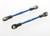 Traxxas 59 mm Blue Aluminum Toe Links (2) (3139A)