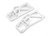 Traxxas Heavy-Duty White Lower Suspension Arms (2) (8930A)
