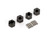 Traxxas 7 mm Wheel Hubs (4) with Axle Pins (9750)