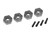 Traxxas Gray Aluminum 12 mm Wheel Hubs (4) & Screw Pins (8269A)