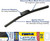 Rain-X 5079280-3 Latitude 2-In-1 Water Repellent Blades 24 In Windshield Wipers