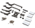 INJORA Universal LCG Chassis Frame Kit for 1/18 TRX4M Upgrade Carbon Fiber 4M-89